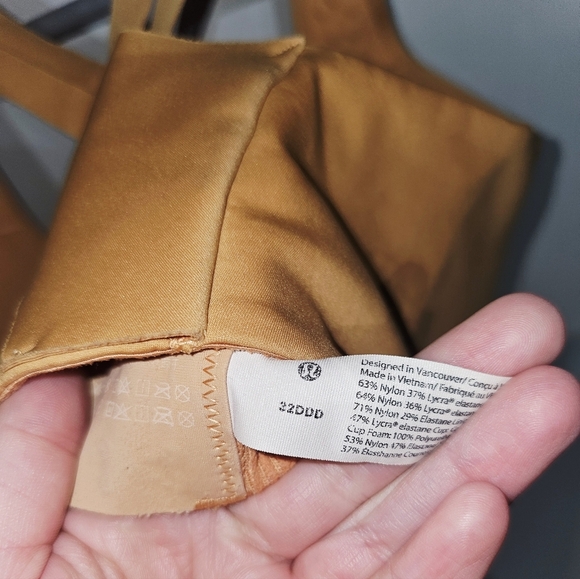 Lululemon Air Support Bra *High Support, 32DDD Cups Warm Apricot - Picture 6 of 6